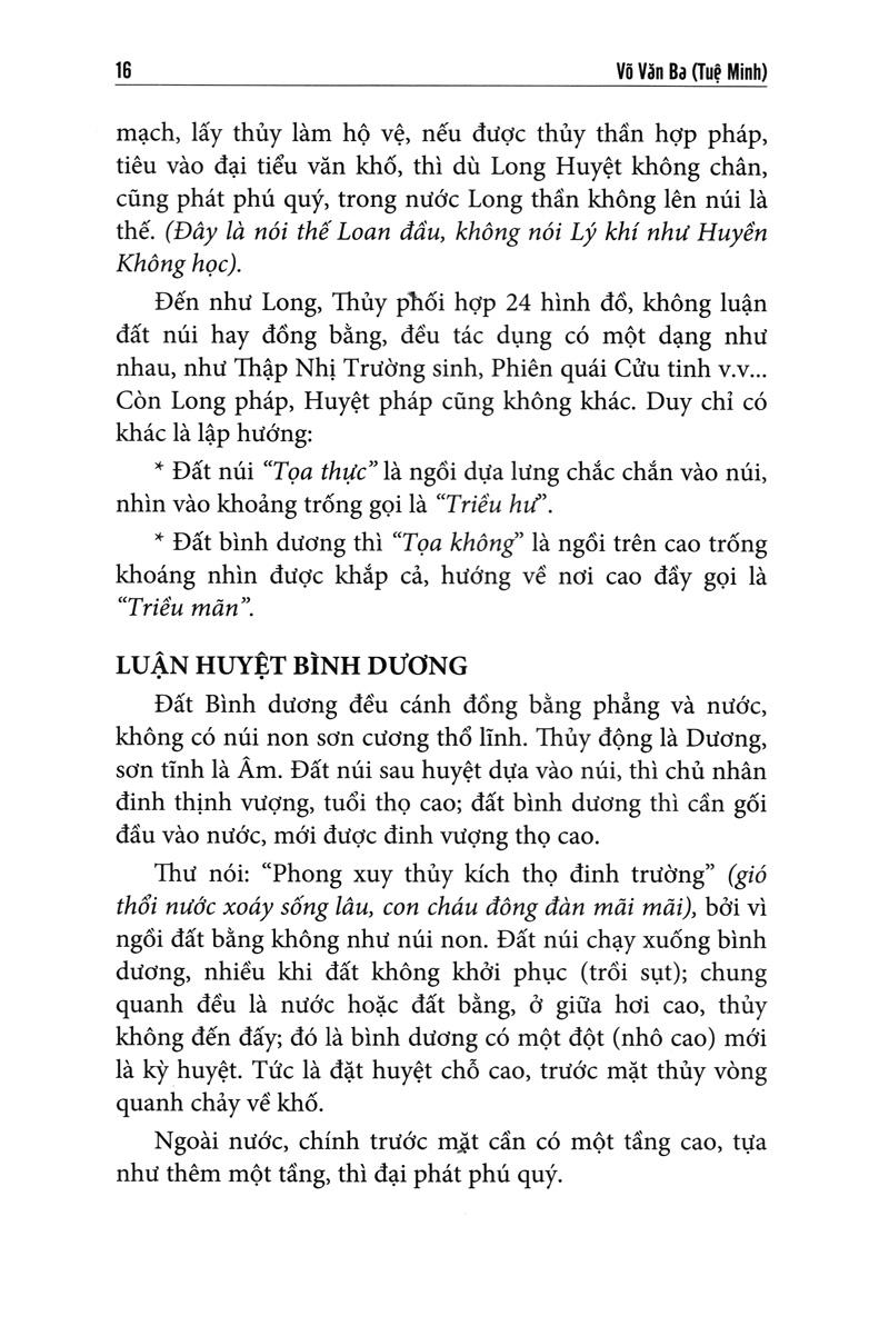 Quyết Địa Tinh Thư - Bình Dương Địa Lý Đại Toàn