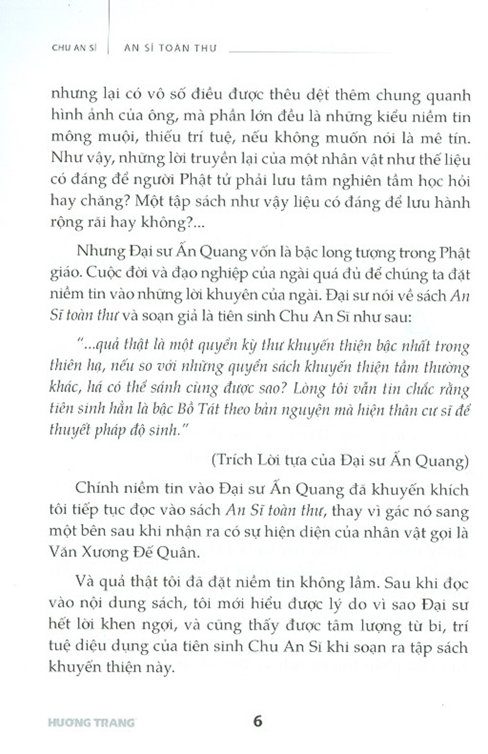 An Sĩ Toàn Thư - Khuyên Người Tin Sâu Nhân Quả - Quyển Thượng