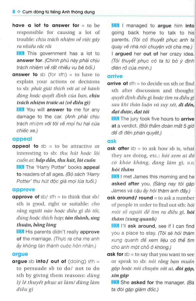 Cụm Động Từ Tiếng Anh Thông Dụng - Common English Phrasal Verbs - HASA