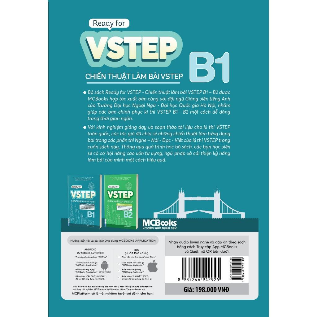 Ready for VSTEP Chiến thuật làm bài VSTEP B1 - Bản Quyền