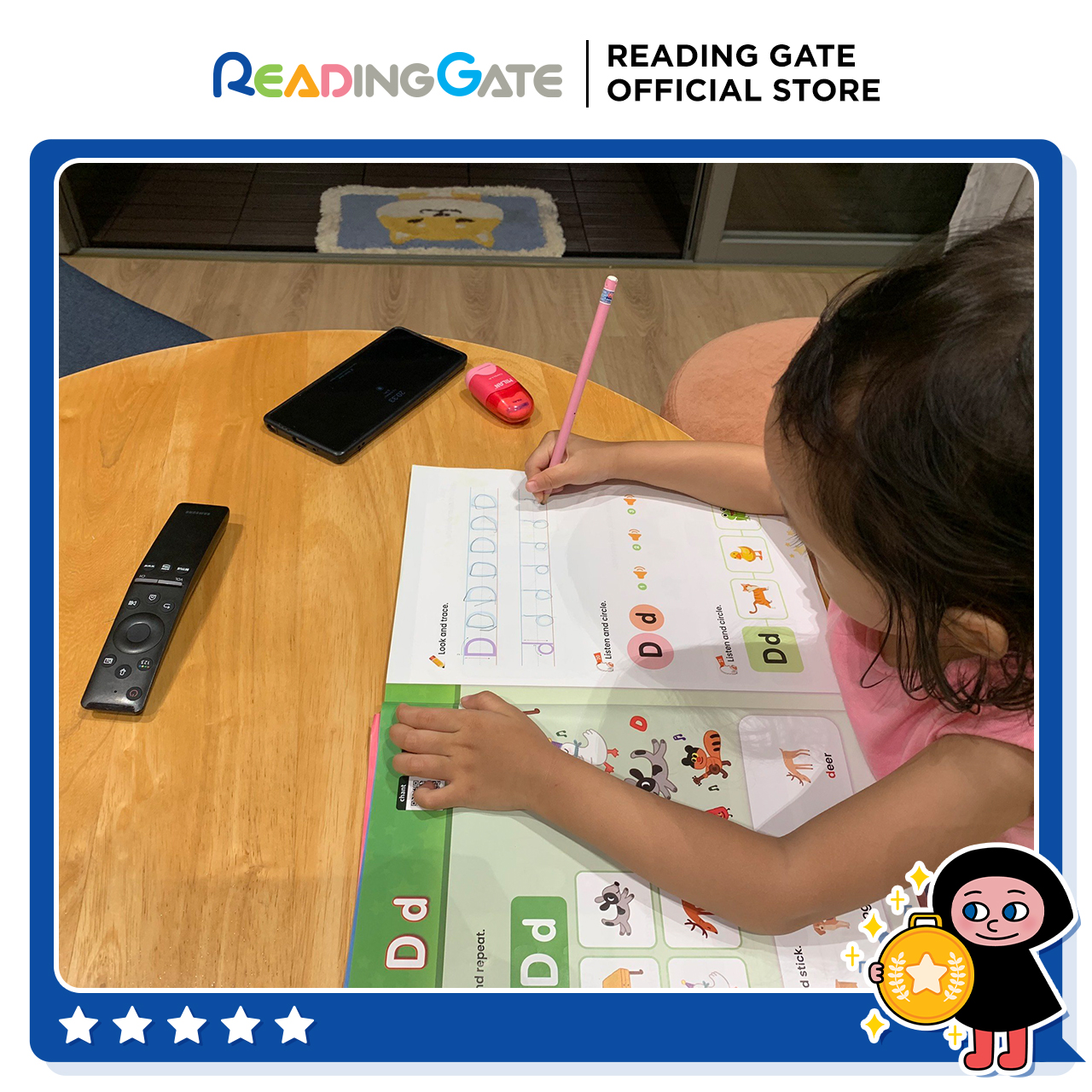 Sách DODO ABC WORKBOOK - PHONICS 4 READING GATE Cho Bé Từ 5 Đến 8 Học Ngữ Âm, Đánh Vần Tiếng Anh