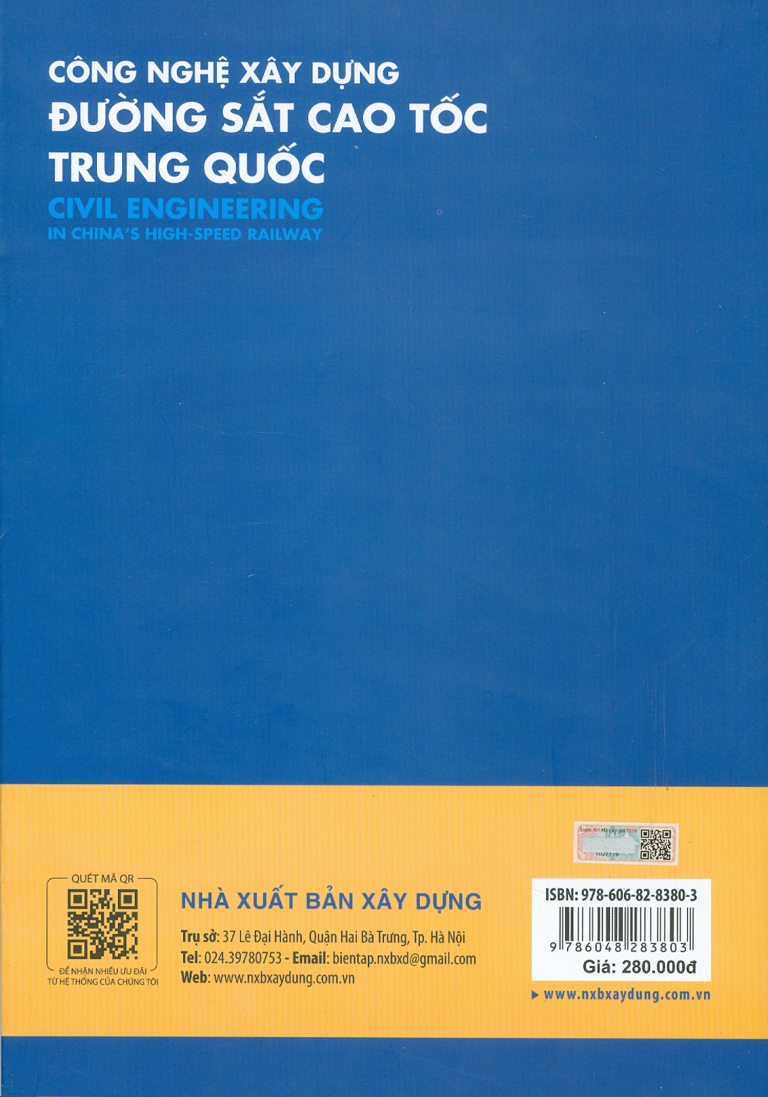Công nghệ xây dựng đường sắt cao tốc Trung Quốc - Tập 1