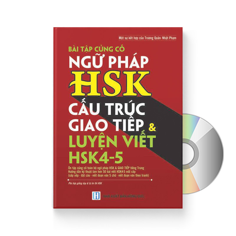 Combo 2 sách: 1001 Bức thư viết cho tương lai + Bài Tập Củng Cố Ngữ Pháp HSK – Cấu Trúc Giao Tiếp & Luyện Viết HSK 4-5 kèm đáp án + DVD quà tặng