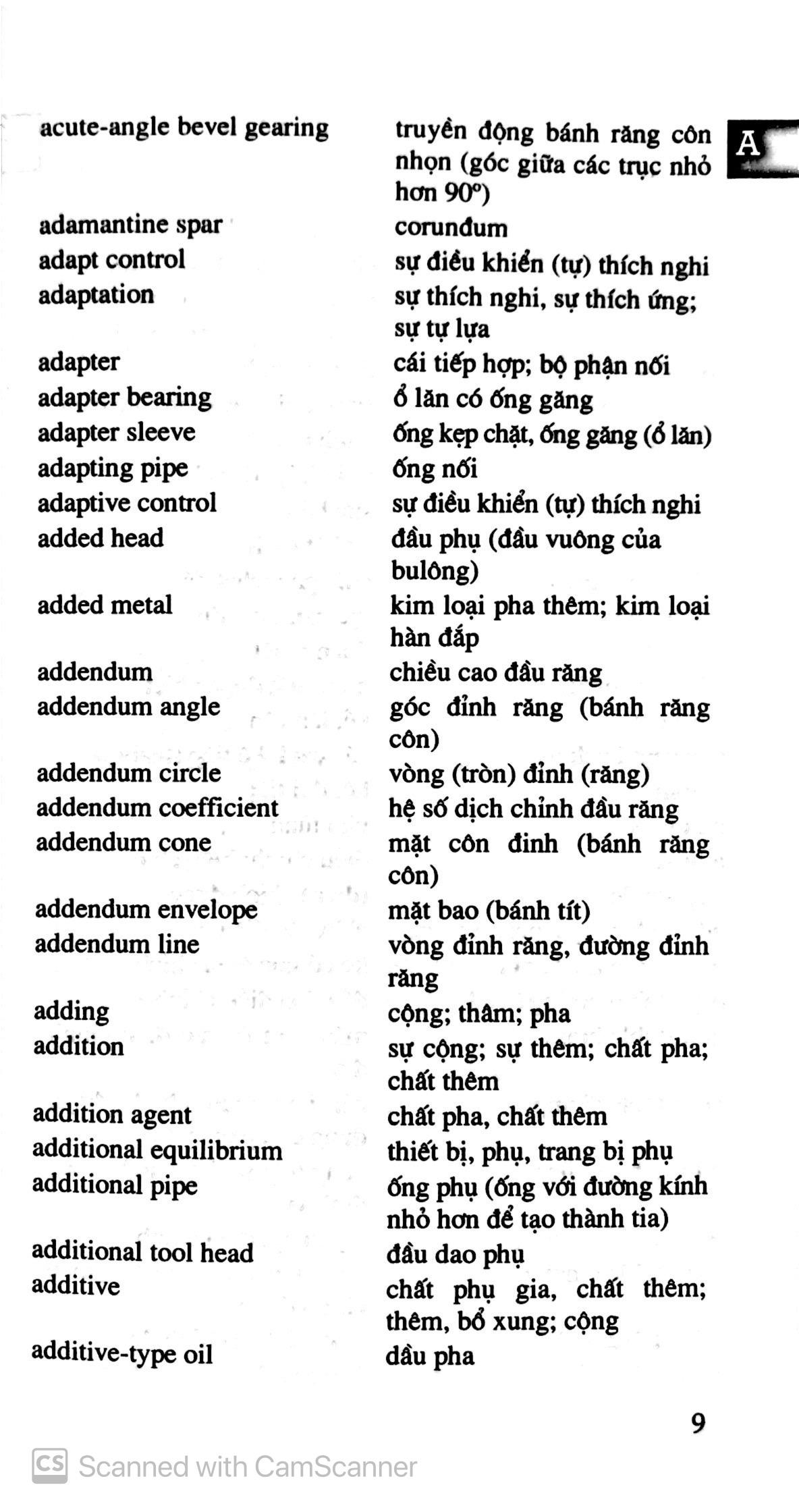 Từ Điển Cơ Khí Và Công Trình Anh -Việt 40.000 Từ