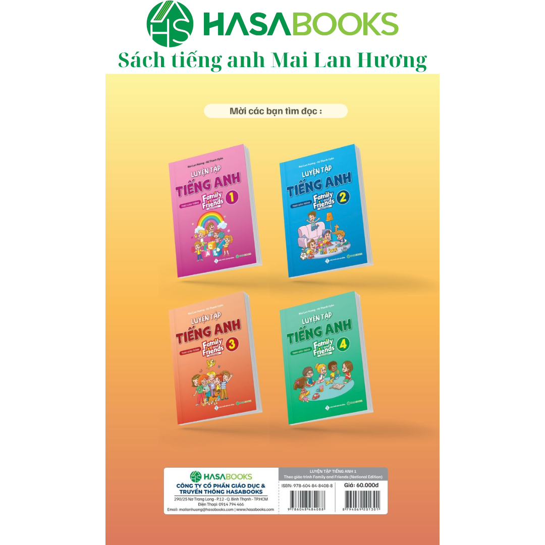Luyện Tập Tiếng Anh Lớp 1 Family and Friends (National Edition) - Mai Lan Hương