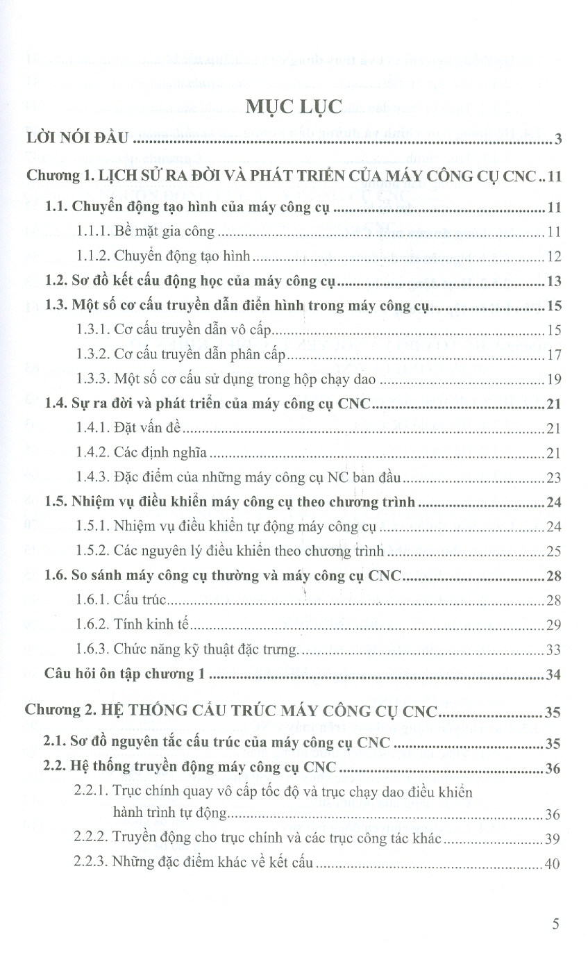Cơ Sở Máy CNC (Tủ sách Ngành Cơ Khí)