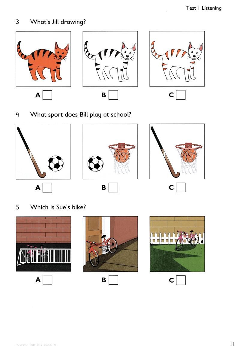 Collins - English For Exams - Cambridge English Starters Three Practice Test (Kèm CD)