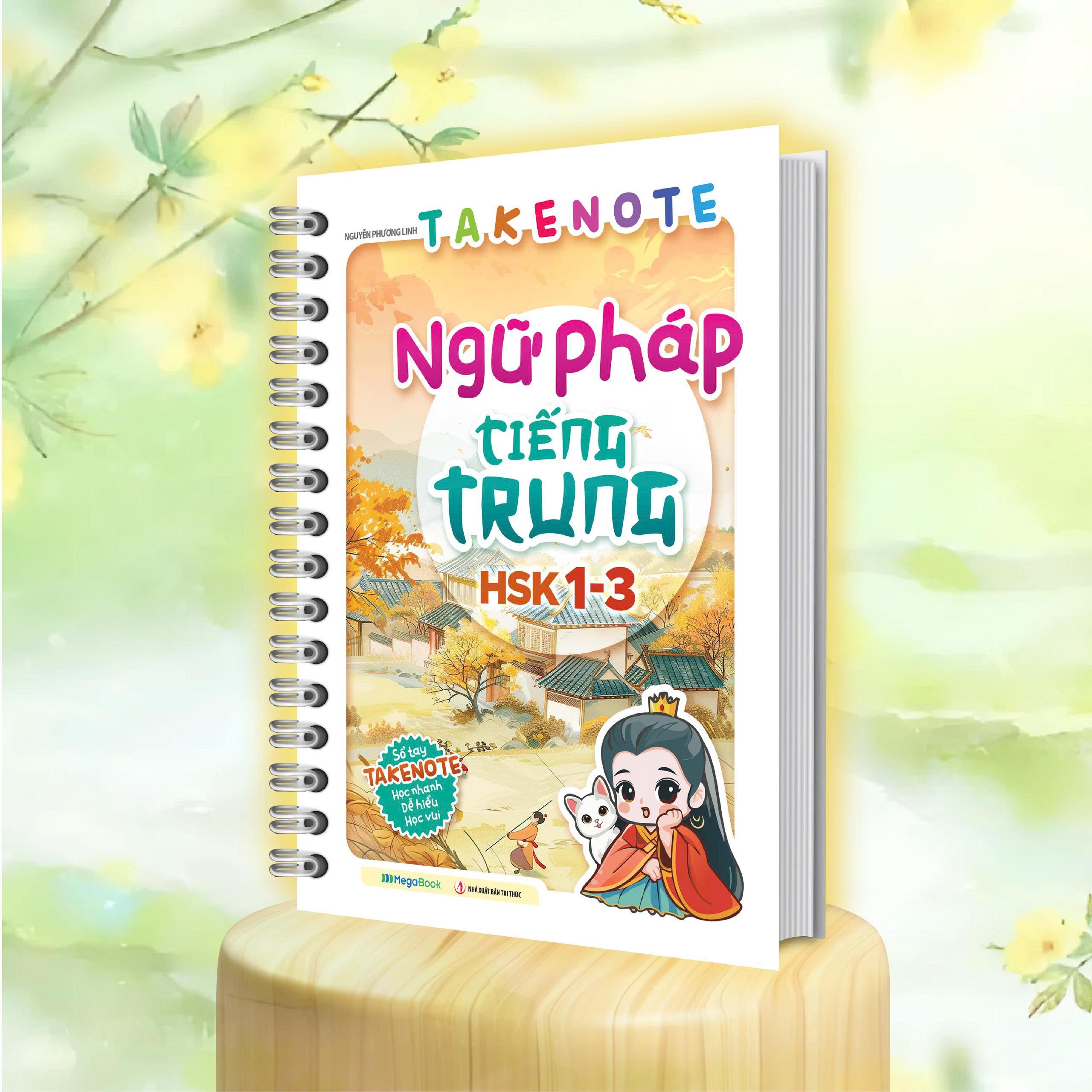 Sách - Takenote Ngữ Pháp Tiếng Trung HSK 1-3