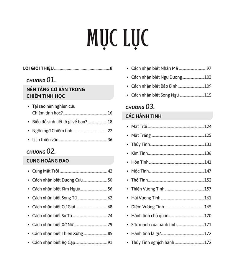 Chiêm Tinh Học Cơ Bản - Luận Giải Cuộc Đời Qua Biểu Đồ Chiêm Tinh