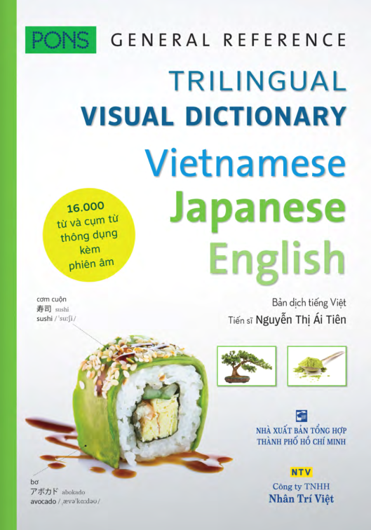 PONS GENERAL REFERENCE – TRILINGUAL VISUAL DICTIONARY Vietnamese–Japanese–English