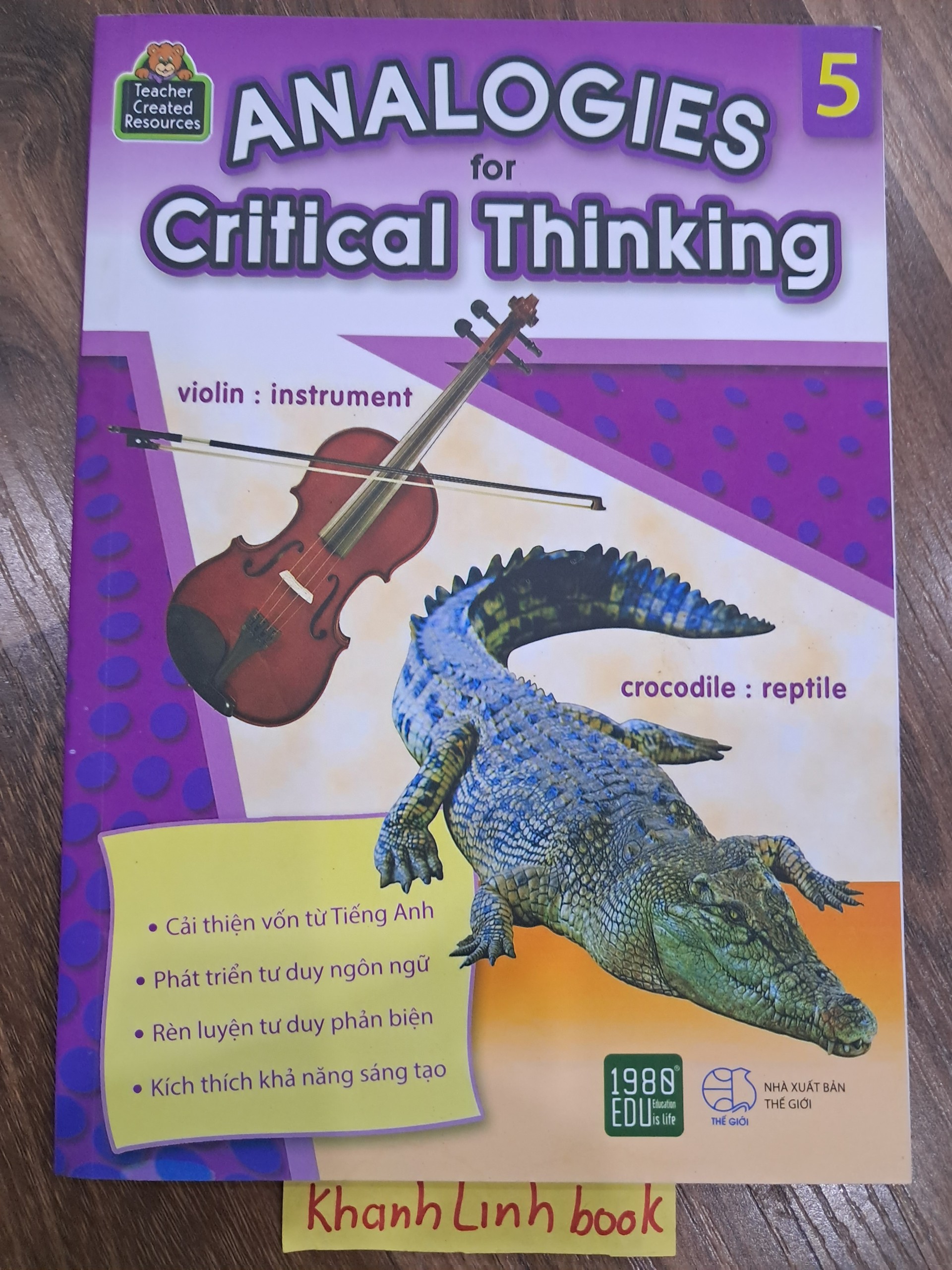 Sách - Analogies for Critical Thinking - Tập 5 (1980)