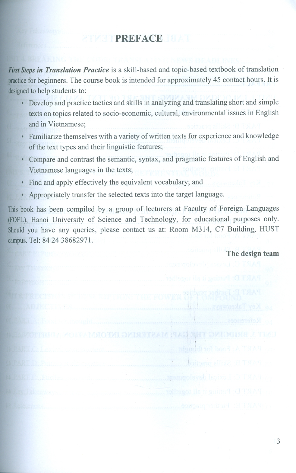 First Steps In Translation Practic (Những Bước Đầu Tiên Trong Thực Hành Biên Dịch)