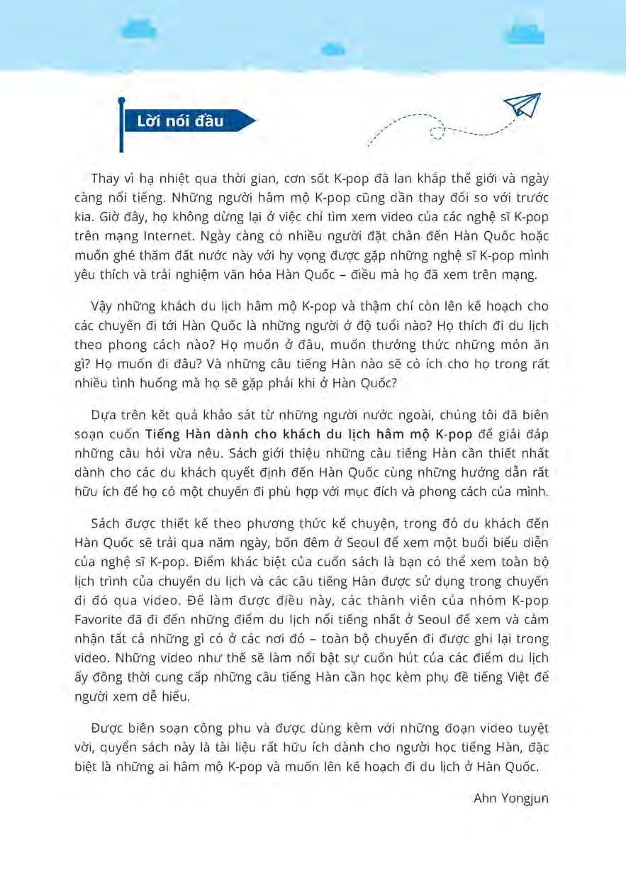 Tiếng Hàn Dành Cho Khách Du Lịch Hâm Mộ K-POP (Kèm file MP3)