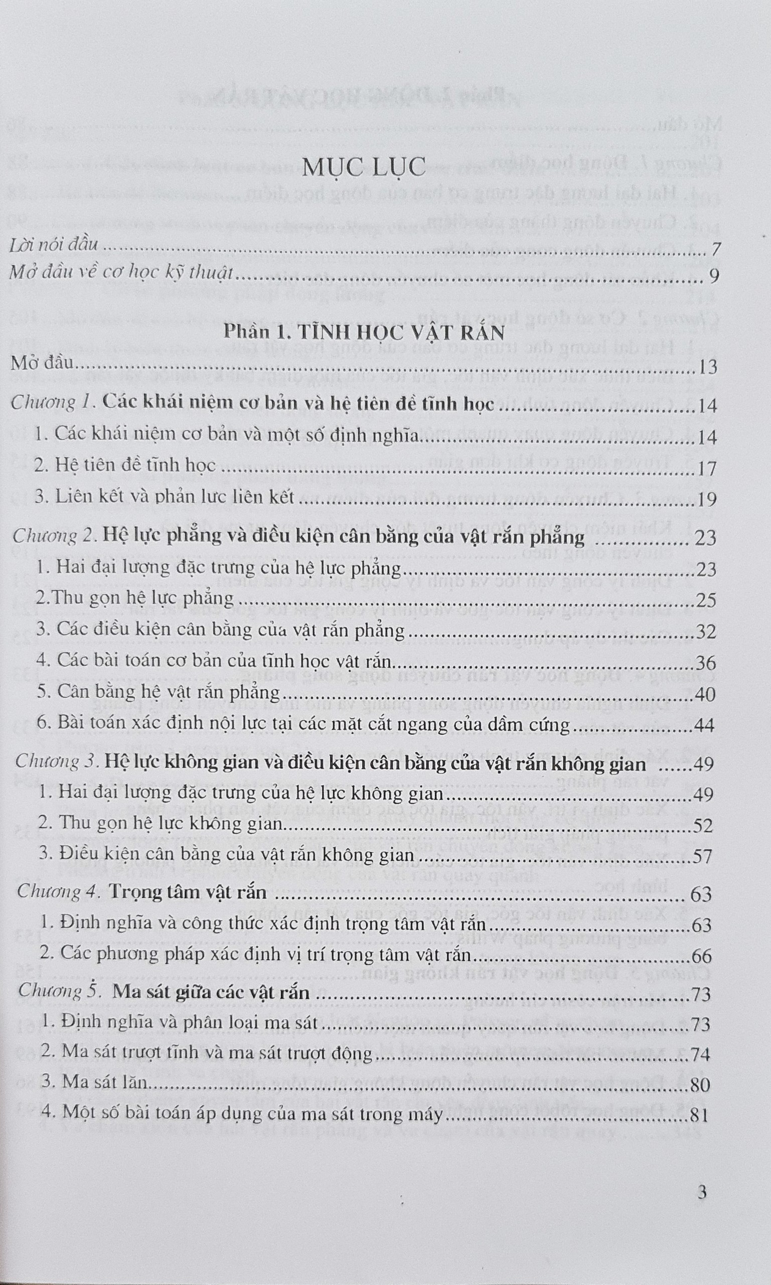 Cơ Học Kỹ Thuật (Dùng cho sinh viên đại học và cao đẳng kỹ thuật) - GS.TSKH. Nguyễn Văn Khang