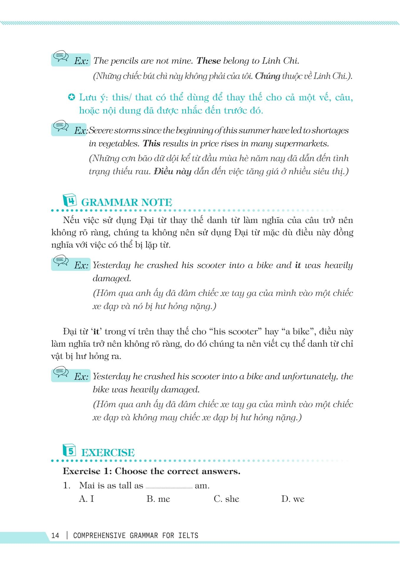 Sách - Comprehensive Grammar For IELTS - Ngữ Pháp Toàn Diện Luyện Thi IELTS