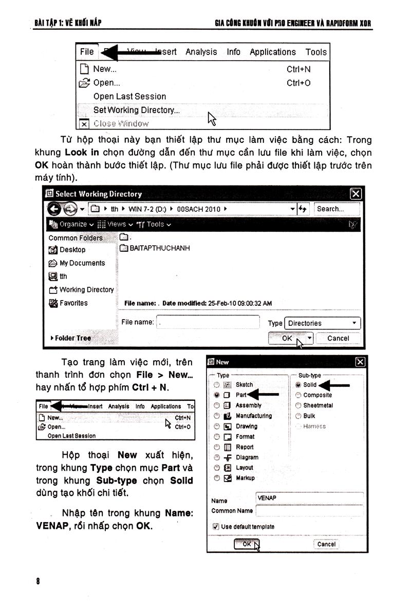 Gia Công Khuôn Với Pro Engineer & Rapidform Xor