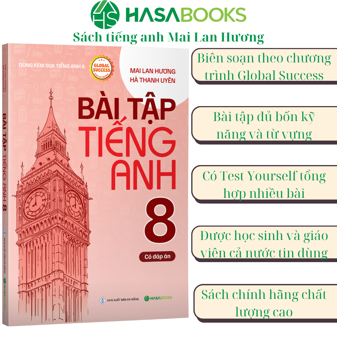 Combo 2 Cuốn Bài Tập + Thực Hành Tiếng Anh 8 Global Success (Có Đáp Án)