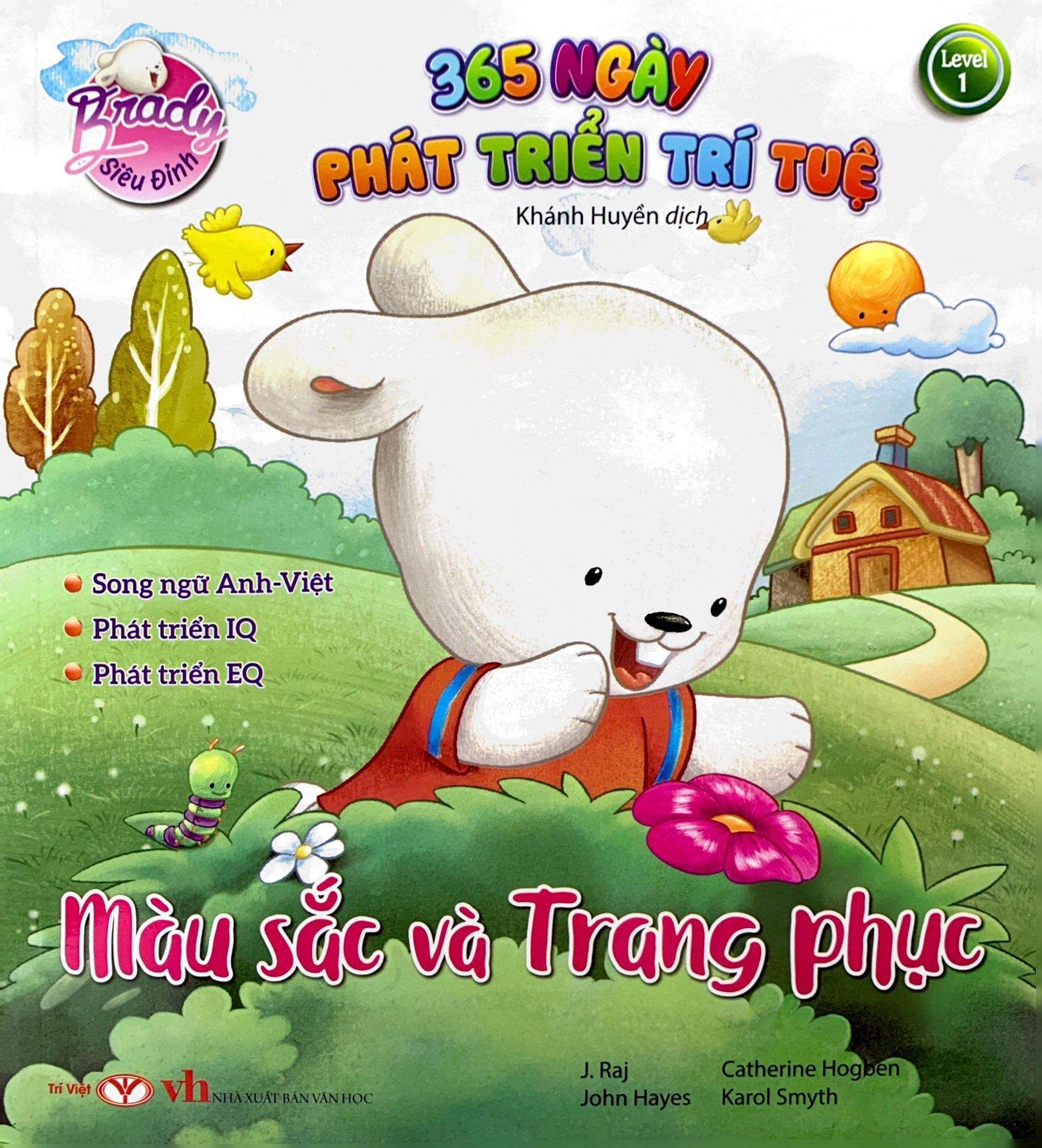 Brady Siêu Đỉnh - 365 Ngày Phát Triển Trí Tuệ - Level 1 - Màu Sắc Và Trang Phục