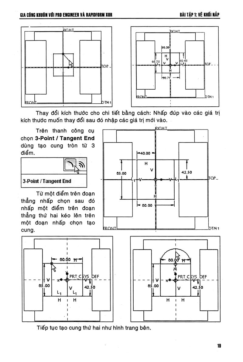 Gia Công Khuôn Với Pro Engineer & Rapidform Xor