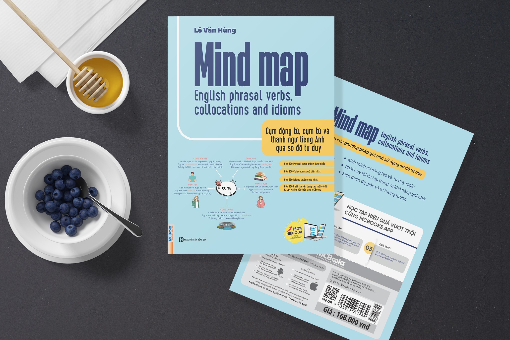 Sách - Mind Map English phrasal verbs, collocations and idioms - Cụm động từ, cụm từ và thành ngữ tiếng Anh qua sơ đồ tư duy
