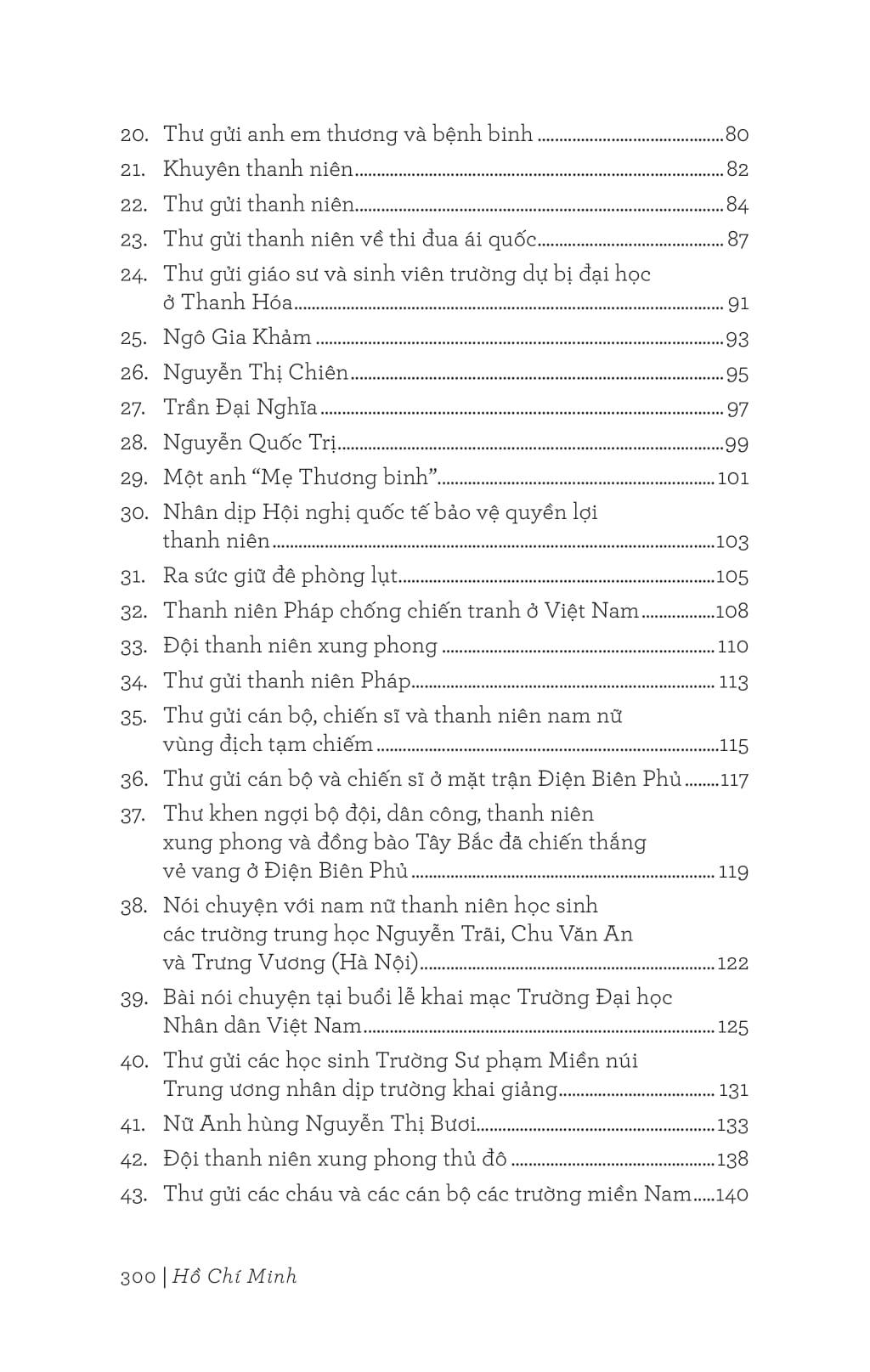 Di Sản Hồ Chí Minh - Thư Gửi Thanh Niên
