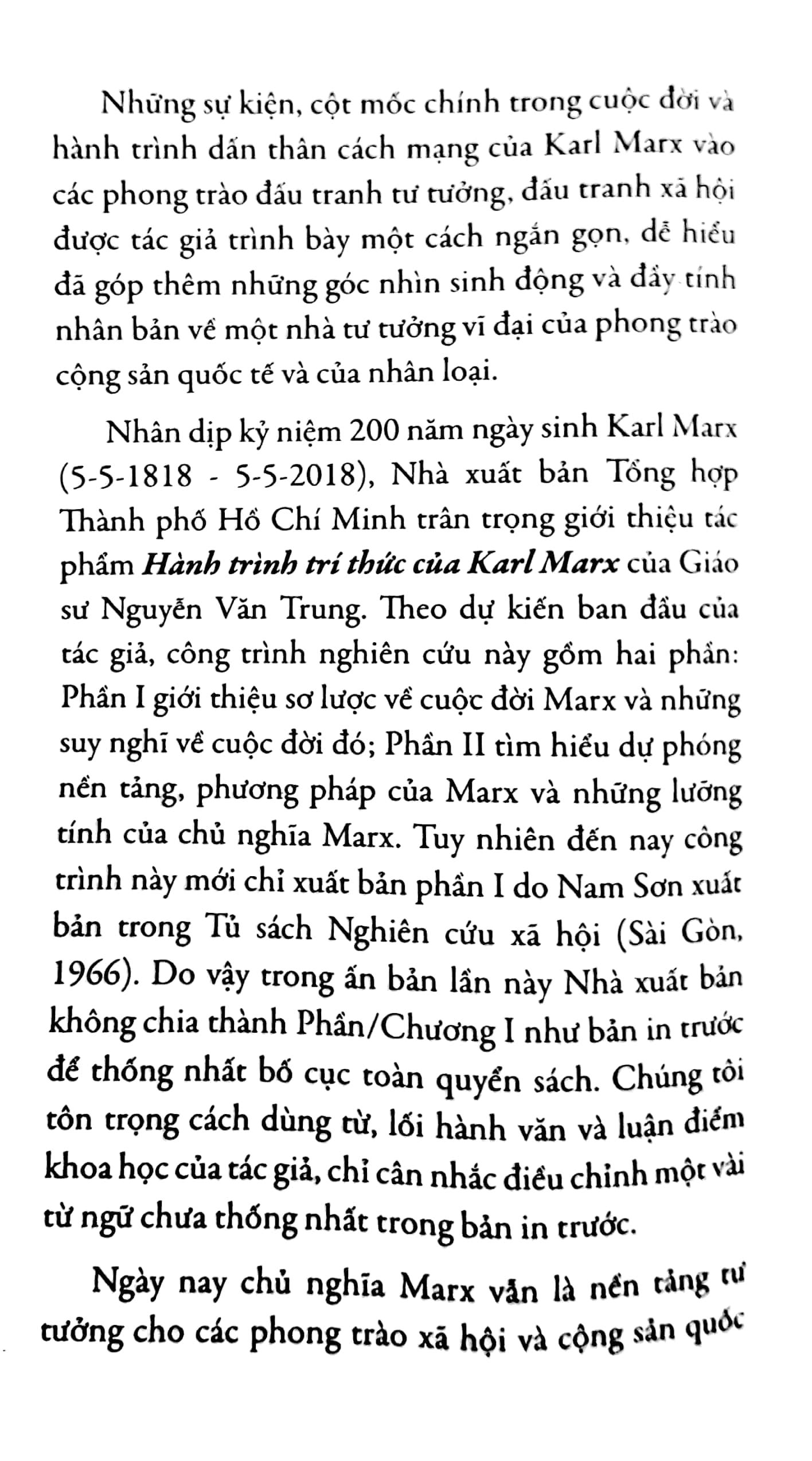 Hành Trình Tri Thức Của Karl Marx