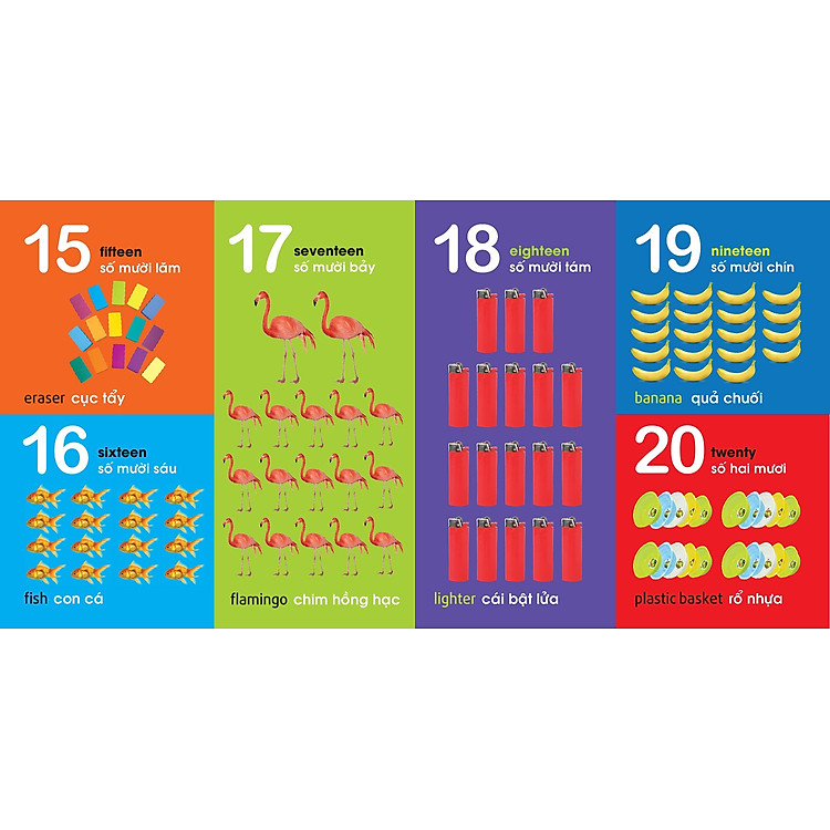 101 First Words: Numbers - Shapes - Colours (101 Từ Đầu Tiên: Chữ Số - Hình Dạng - Màu Sắc)