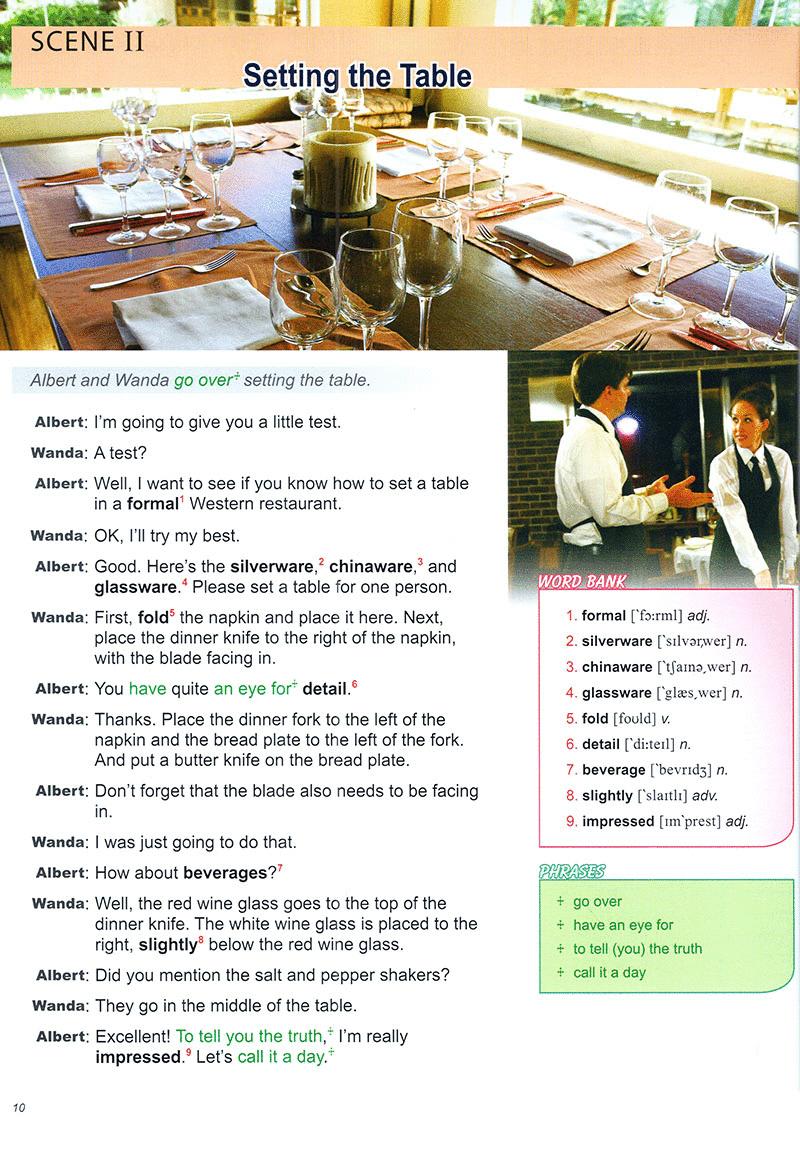 Restaurant English
