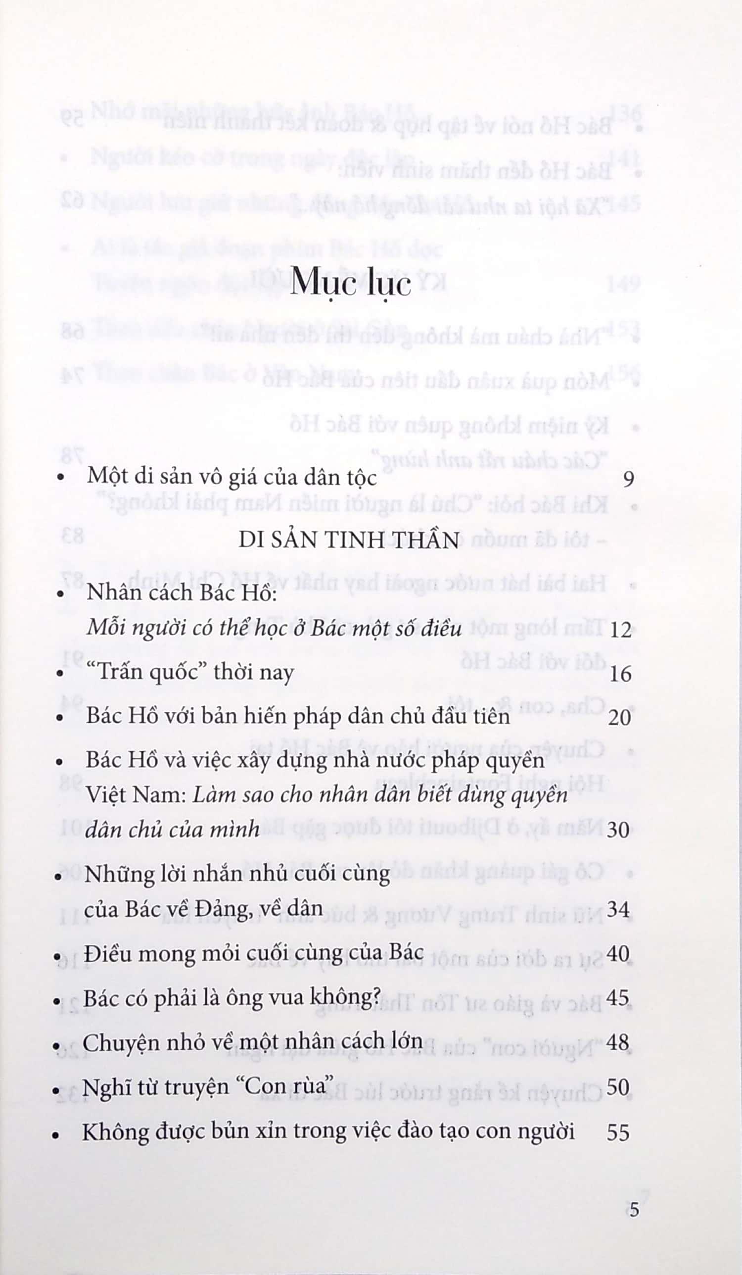 Di Sản Hồ Chí Minh - Nhân Cách Bác Hồ - Mỗi Người Có Thể Học Ở Bác Một Số Điều