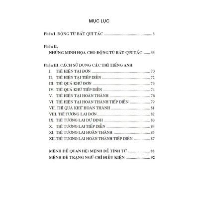 Sách - 360 Động Từ Bất Quy Tắc - Cách Dùng Các Thì & Cấu Trúc Câu Trong Tiếng Anh (10 Cuốn)