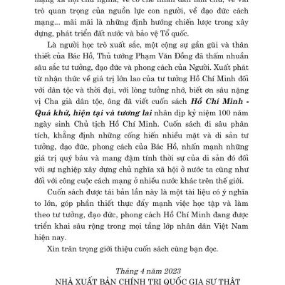 Hồ Chí Minh - Quá Khứ, Hiện Tại Và Tương Lai