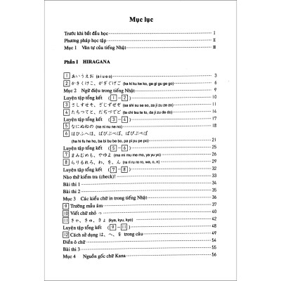 Sách Tự Học Hiragana Học Thông Qua Nghe Và Viết