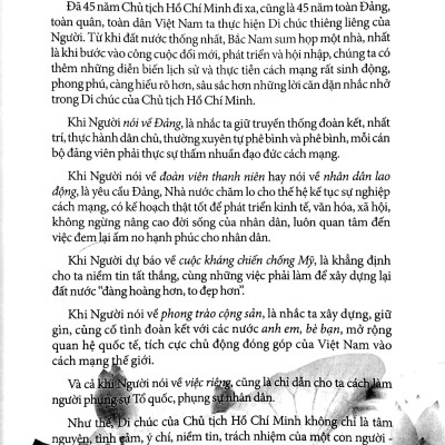 Di Chúc Của Chủ Tịch Hồ Chí Minh