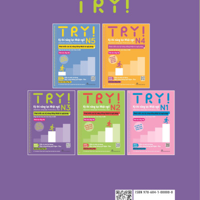 Try ! N3 - Kỳ Thi Năng Lực Nhật Ngữ - Phát Triển Các Kỹ Năng Tiếng Nhật Từ Ngữ Pháp