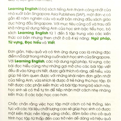 Learning English 5 - Wordbook
