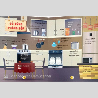 Từ Điển Phát Triển Ngôn Ngữ Bằng Hình Dành Cho Trẻ Mầm Non - Chủ Đề: Đồ Dùng Phòng Khách,…