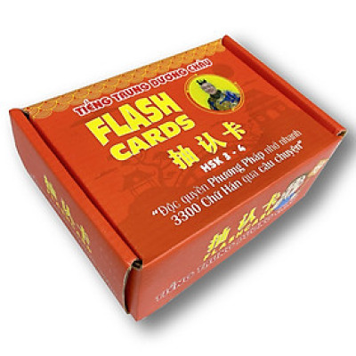 Flashcard Tiếng Trung Hán Ngữ 3 + 4 - Bộ Thẻ Học Từ Vựng Tiếng Trung Cầm Tay - Phạm Dương Châu (Phiên bản có hình ảnh,màu sắc,câu chuyện)