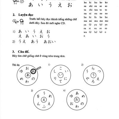 Sách Tự Học Hiragana-Katakana - Học Thông Qua Nghe Và Viết - Bản Tiếng Việt (Tái Bản 2023)