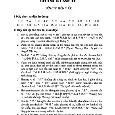 Ngữ Pháp Hán Ngữ Thực Dụng