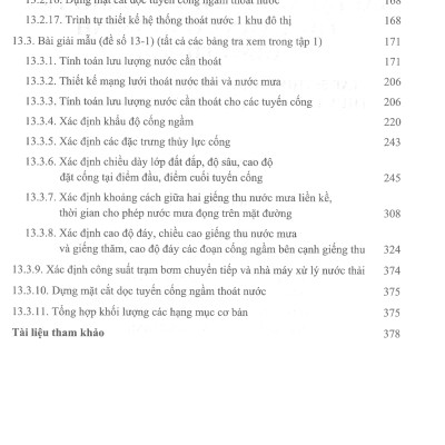 Bài Tập Và Hệ Thống Bảng Tra Thủy Văn Công Trình Giao Thông (Tập 5): Thiết Kế Và Tính Toán Thủy Văn - Thủy Lưc Hệ Thống Thoát Nước Thải Đô Thị (Bản in năm 2020)