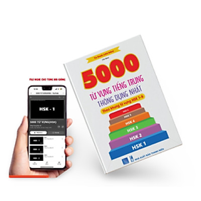 Sách-Combo:1300 Câu Tiếng Trung Từ Dễ Đến Khó Dành Cho Người Mới Bắt Đầu+5000 từ vựng tiếng Trung thông dụng nhất-KÈM FILE NGHE ONLINE