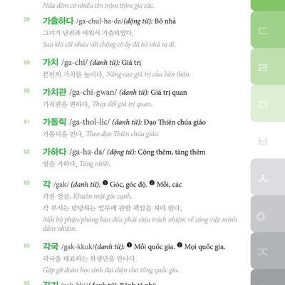 5000 Từ Vựng Tiếng Hàn Thông Dụng (Tái Bản 2020)