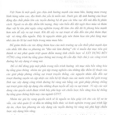 Áp Dụng Kết Cấu Công Trình Và Công Nghệ Tiên Tiến Trong Xây Dựng Bền Vững Các Tuyến Đường Bộ Vùng Núi