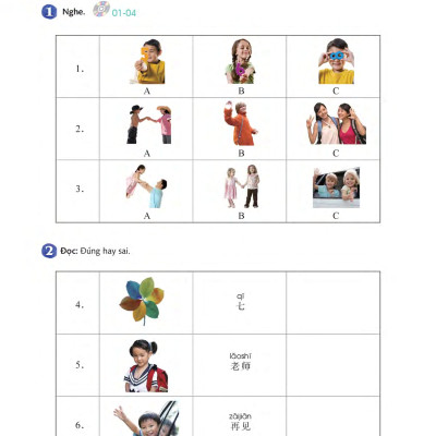 Sách- Combo: Giáo trình chuẩn YCT Tập 1 (Sách Bài Học - Bài Tập)+DVD