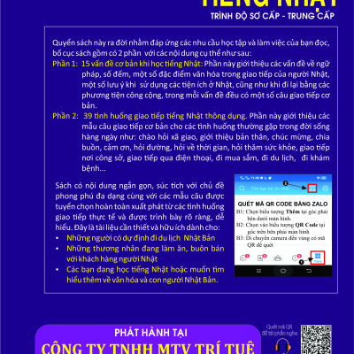 Cẩm nang hướng dẫn tự học tiếng Nhật trình độ sơ cấp - trung cấp