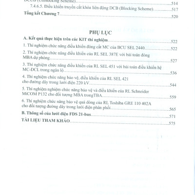 Bảo Vệ Rơ Le Và Điều Khiển Hệ Thống Điện - Lê Tiên Phong (Chủ biên)
