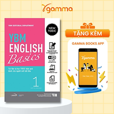 Sách - YBM English Basic 1: Tài Liệu Tự Học TOEIC Hiệ Quả Dành Cho Người Mới Bắt Đầu