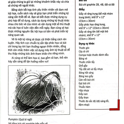 Bí Quyết Vẽ Phong Cảnh Tự Nhiên - Drawing Nature For The Absolute Beginner (Tái Bản)