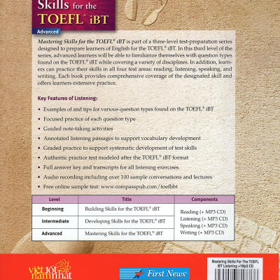 Mastering Skills For The Toefl IBT - Listening - Kèm CD
