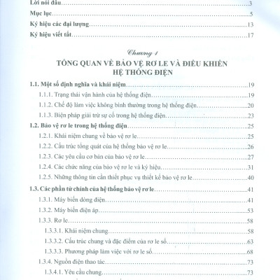 Bảo Vệ Rơ Le Và Điều Khiển Hệ Thống Điện - Lê Tiên Phong (Chủ biên)